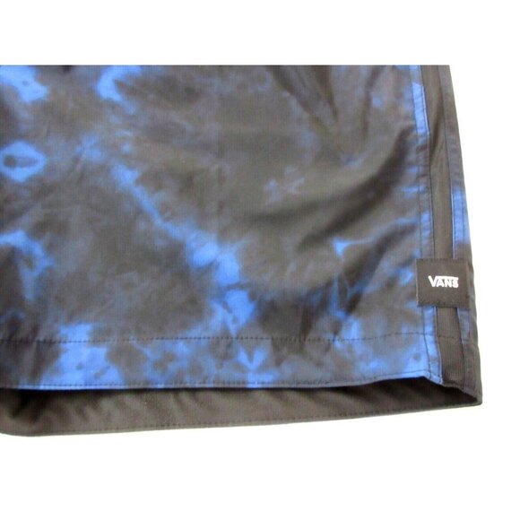 Vans Men's Voyage Volley 17" Swim Casual shorts True Navy Blue Black Tie Dye NWT - Picture 2 of 5
